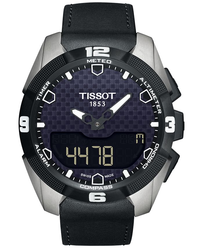 title:Tissot Men's T0914204605100 T-Touch Solar Quartz Watch;color:Black