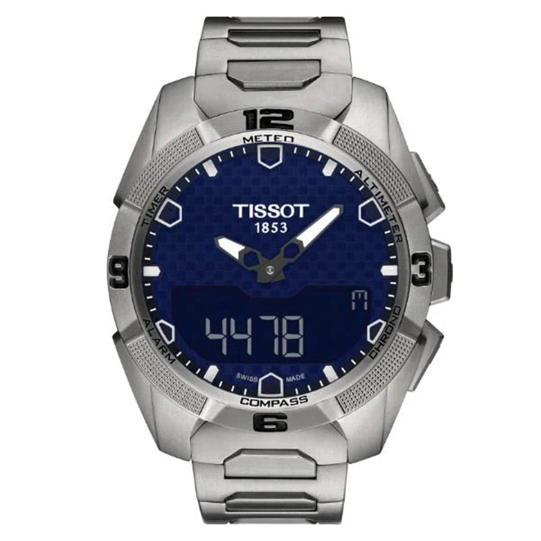 title:Tissot Men's T0914204404100 T-Touch Solar Quartz Watch;color:Blue