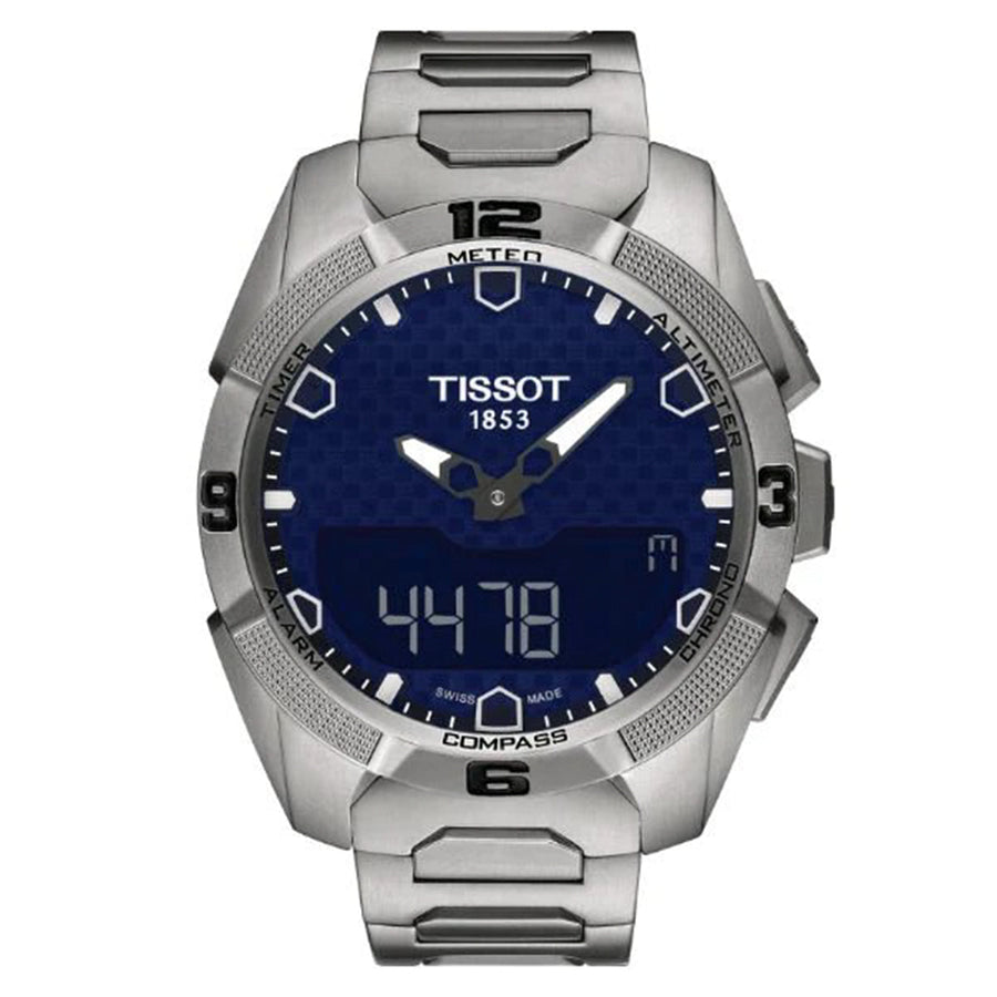 title:Tissot Men's T0914204404100 T-Touch Solar Quartz Watch;color:Blue
