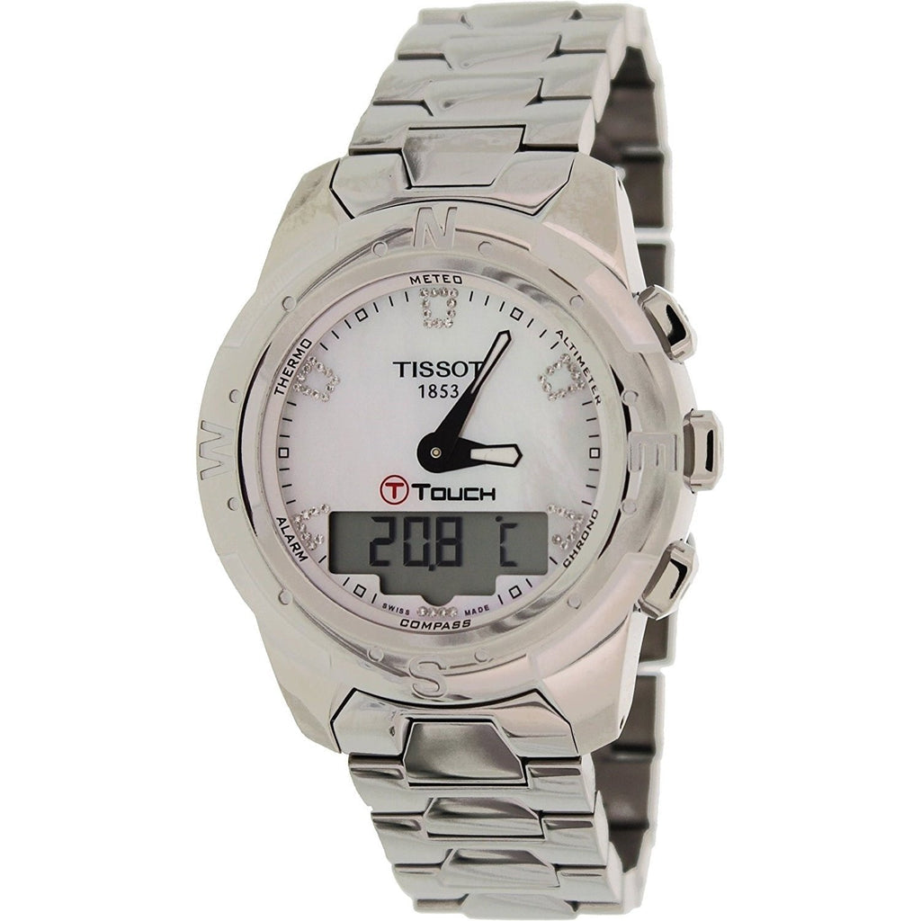 title:Tissot Women's T0472204411600 T-Touch II Quartz Watch;color:Silver