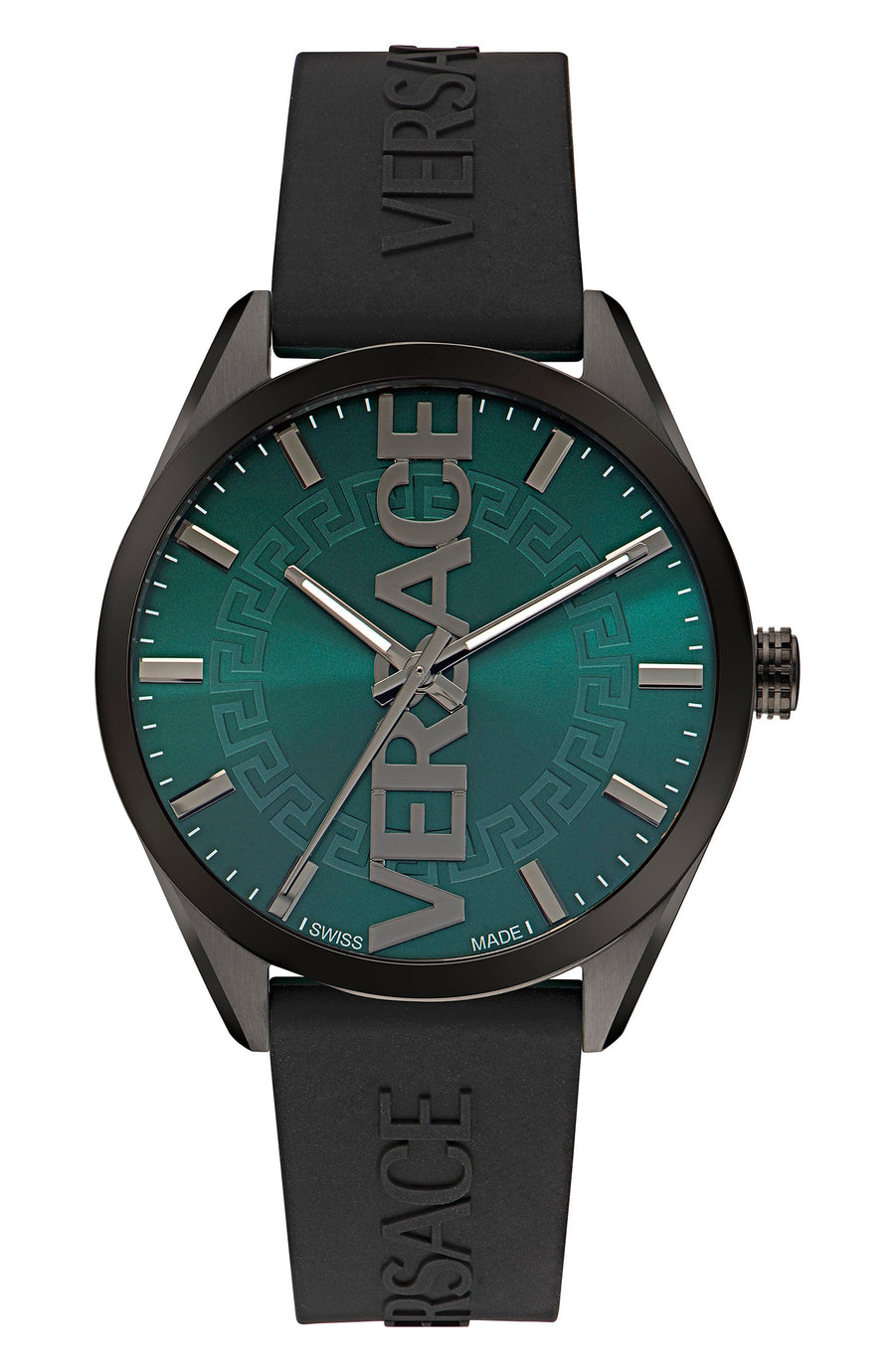 title:Versace Men's VE3H00322 V-Vertical 42mm Quartz Watch;color:Green
