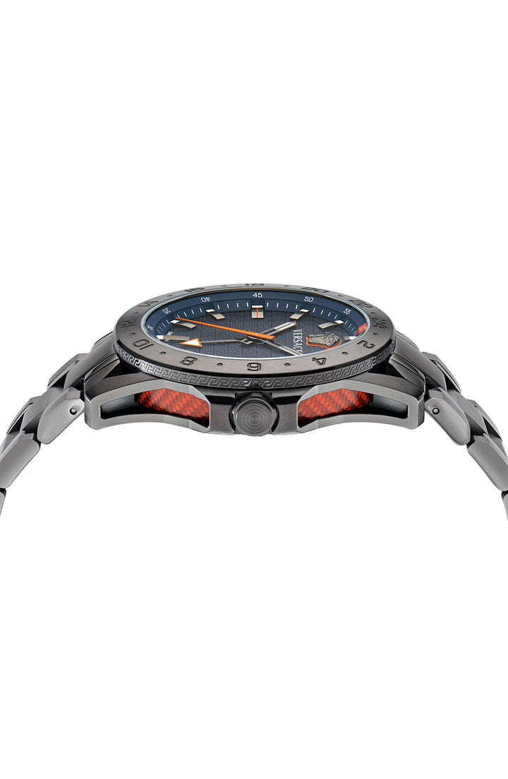 Versace Men's VE2W00422 Sport Tech GMT 45mm Quartz Watch