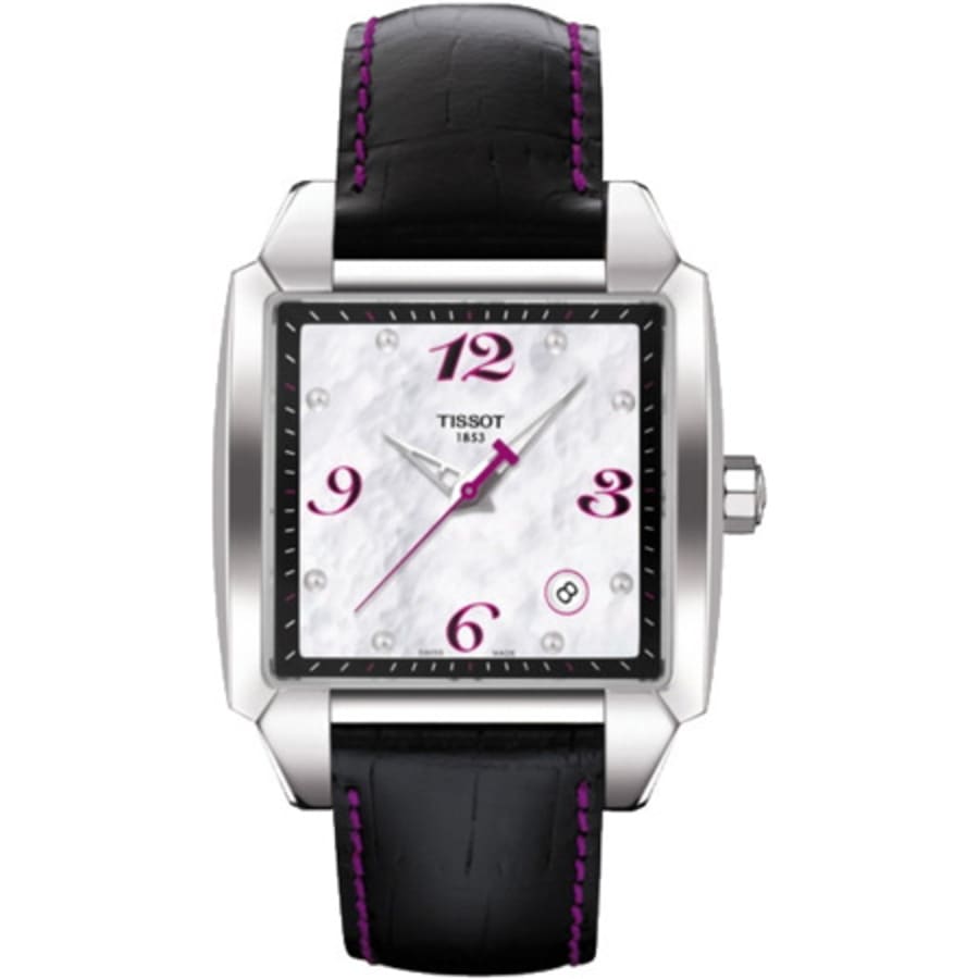 title:Tissot Women's Quardrato Quartz Watch T0055101611700;color:Black