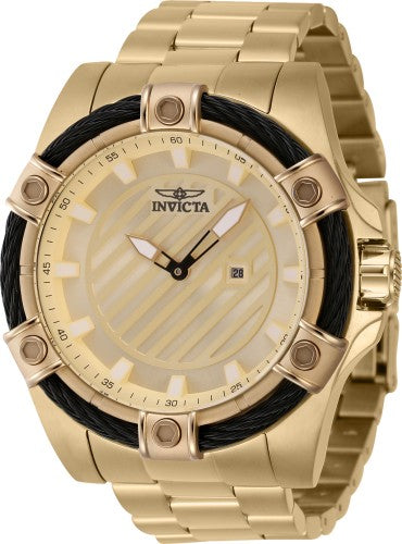 title:Invicta Men's IN-46874 Bolt 52mm Quartz Watch;color:Gold