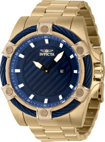 title:Invicta Men's IN-46875 Bolt 52mm Quartz Watch;color:Blue