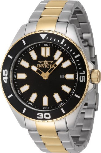 title:Invicta Men's IN-46885 Pro Diver 43mm Quartz Watch;color:Black