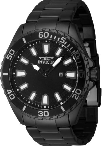 title:Invicta Men's IN-46895 Pro Diver 46mm Quartz Watch;color:Black