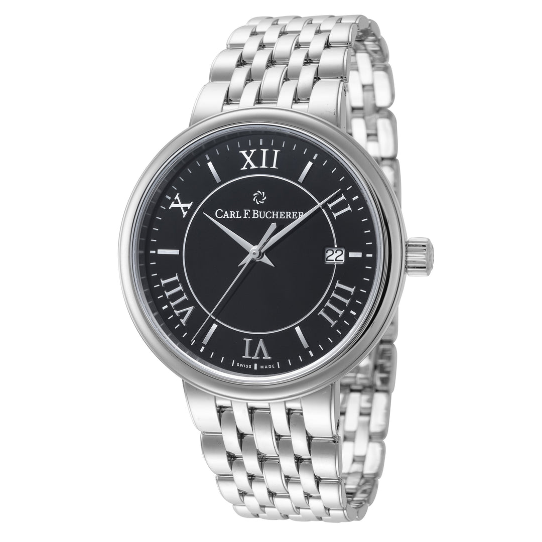 title:Carl F. Bucherer Men's 00.10314.08.35.21 Adamavi 39mm Automatic Watch;color:Black