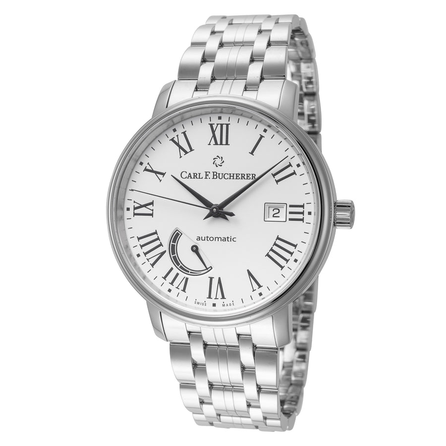 title:Carl F. Bucherer Men's 00.10323.08.21.21 Adamavi Classic 40mm Automatic Watch;color:White