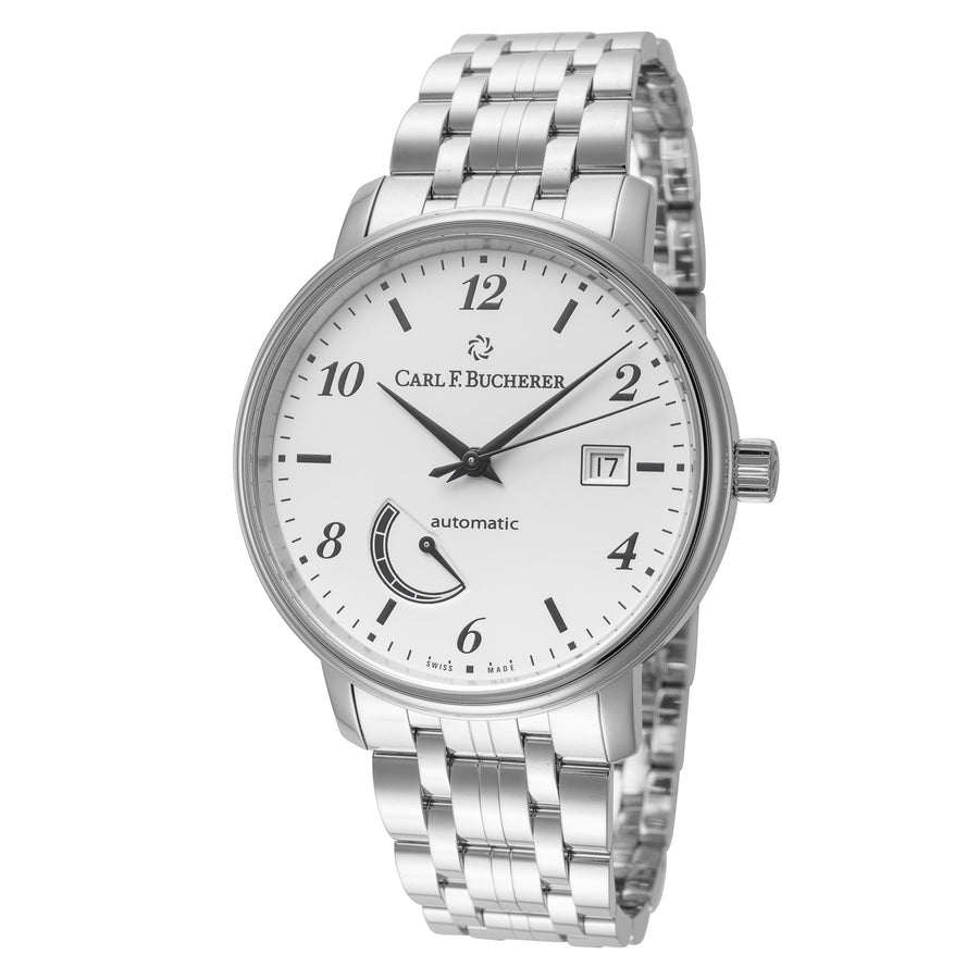 title:Carl F. Bucherer Men's 00.10323.08.26.21 Adamavi Classic 40mm Automatic Watch;color:White