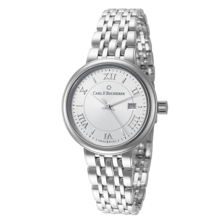 title:Carl F. Bucherer Women's 00.10320.08.15.21 Adamavi 31mm Automatic Watch;color:Silver