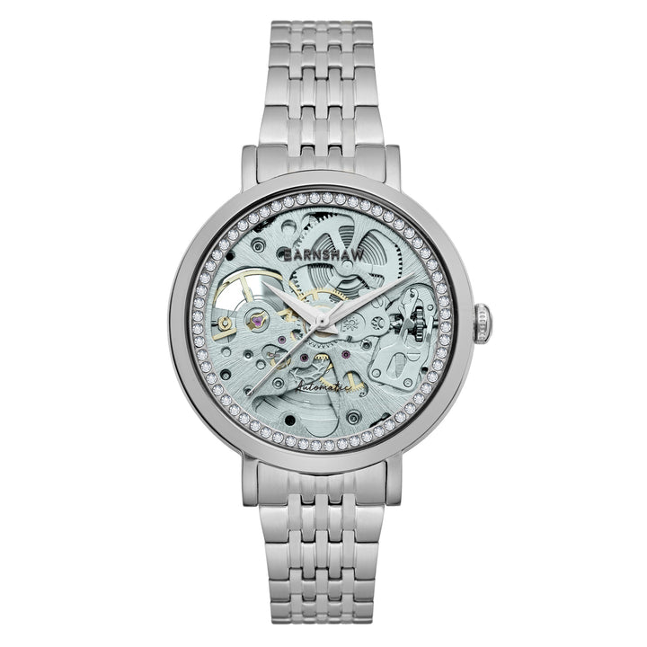 title:Thomas Earnshaw Women's ES-8156-22 Nightingale 34mm Automatic Watch;color:Silver