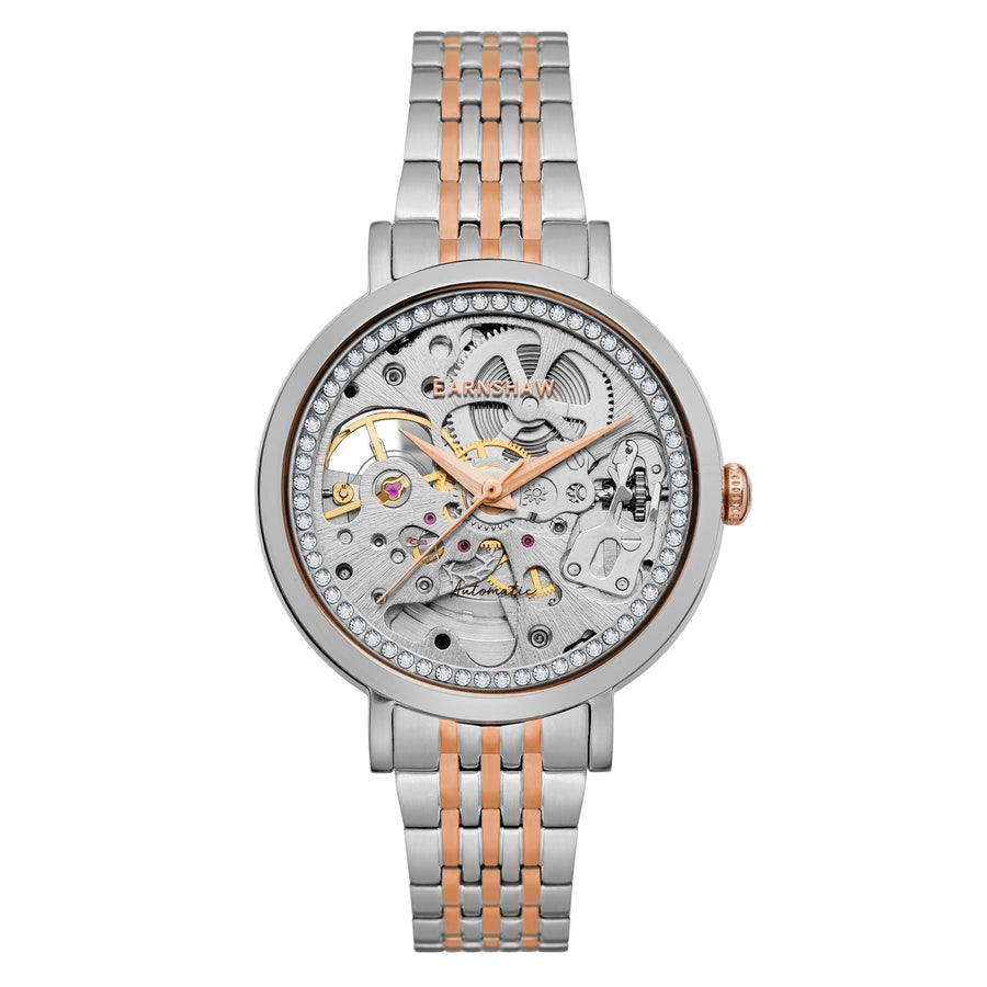 title:Thomas Earnshaw Women's ES-8156-33 Nightingale 34mm Automatic Watch;color:Silver