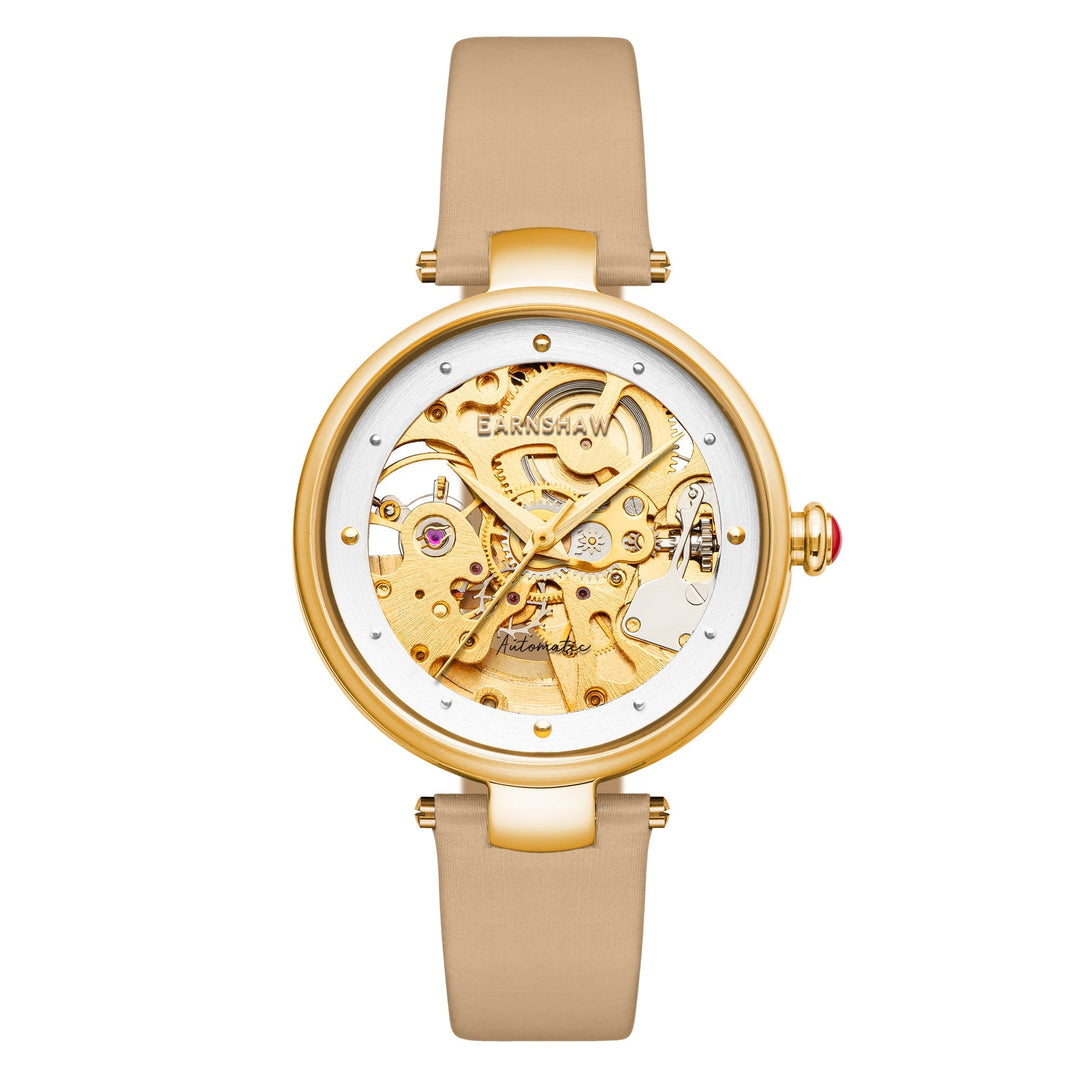 title:Thomas Earnshaw Women's ES-8159-08 Charlotte 36mm Automatic Watch;color:Silver
