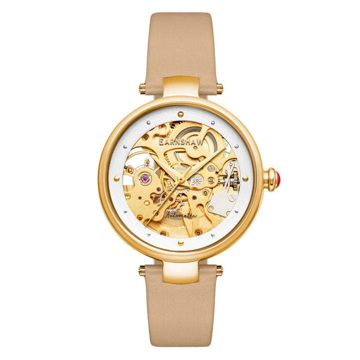 title:Thomas Earnshaw Women's ES-8159-08 Charlotte 36mm Automatic Watch;color:Silver