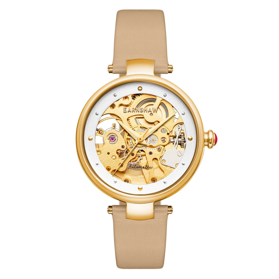 title:Thomas Earnshaw Women's ES-8159-08 Charlotte 36mm Automatic Watch;color:Silver