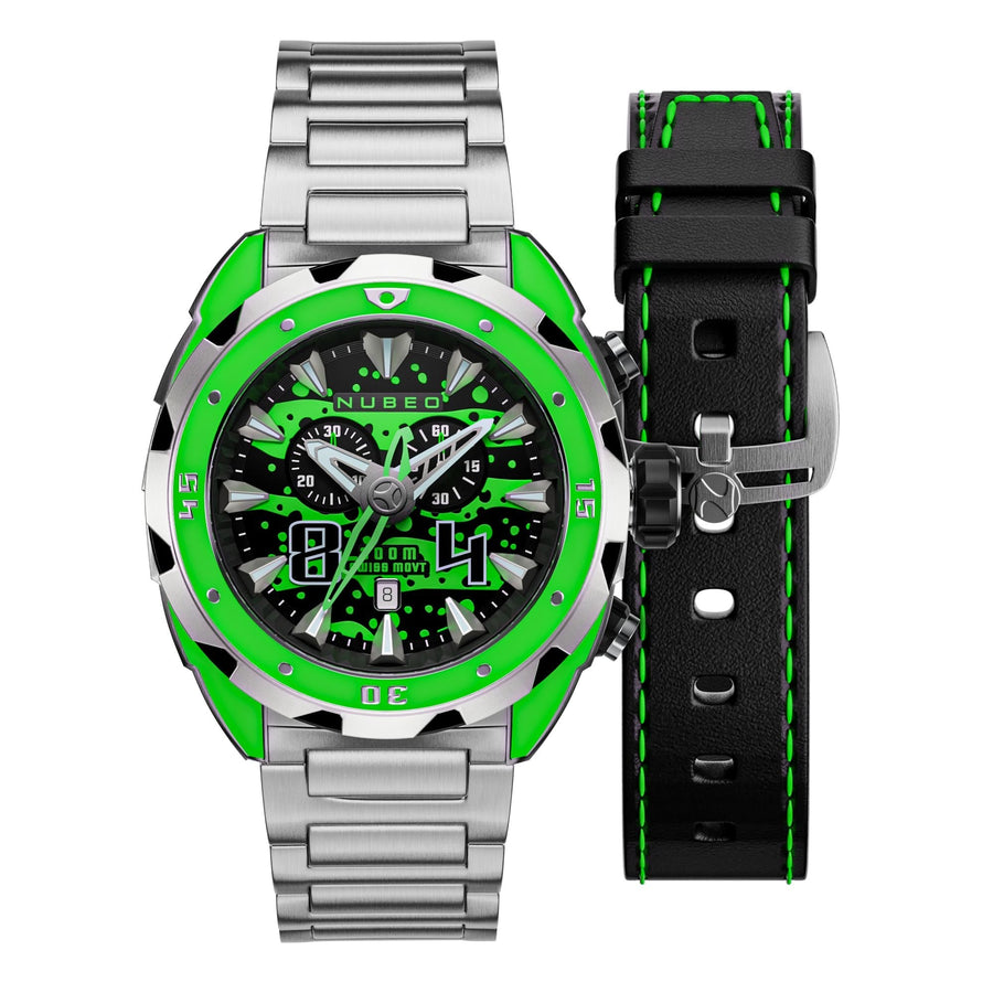 Nubeo Men NB-6057-11 Swell 49mm Quartz Limited Edition Watch - Ruumur