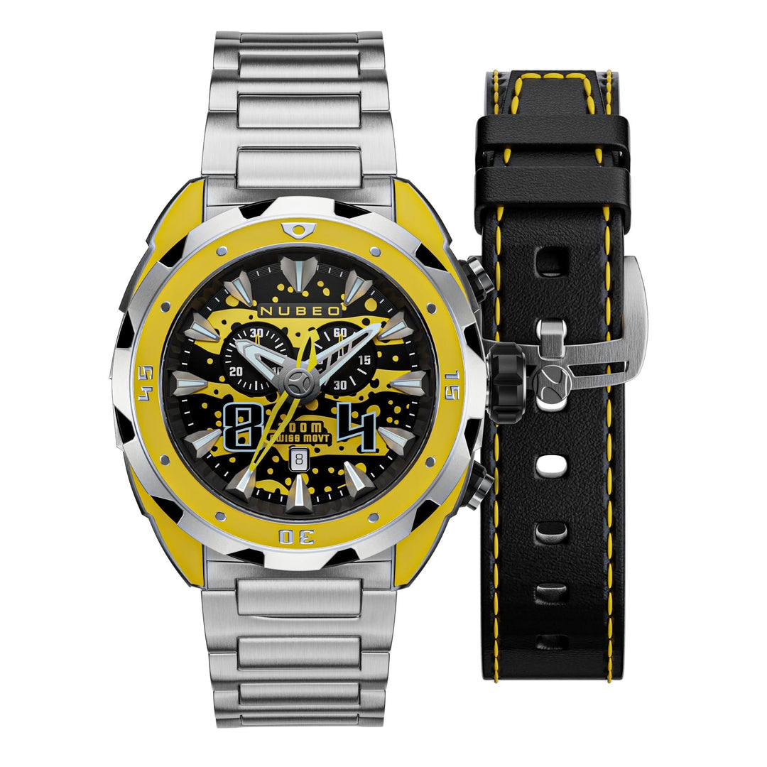 Nubeo Men NB-6057-22 Swell 49mm Quartz Limited Edition Watch - Ruumur