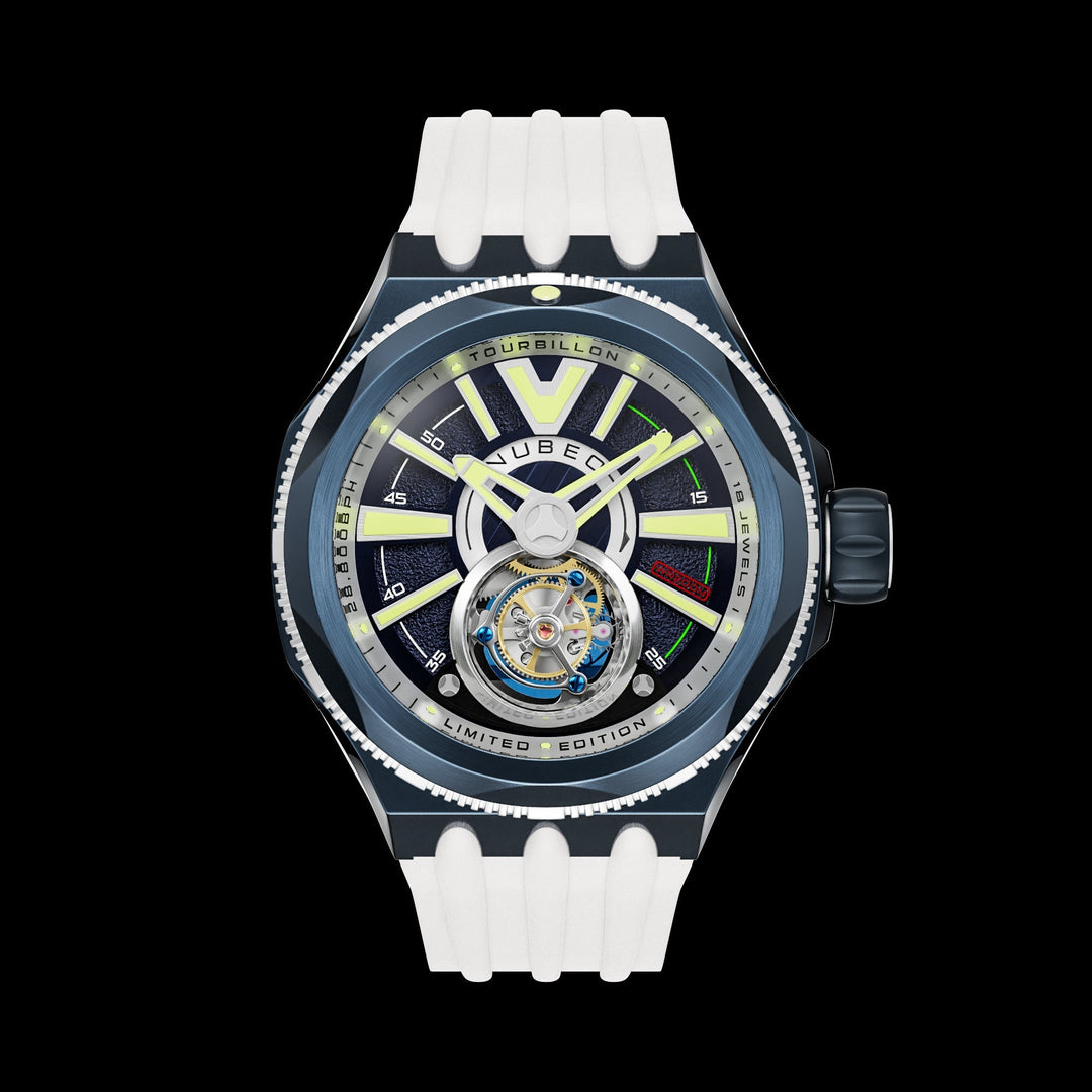 Nubeo Men NB-6075-03 Messenger 52mm Automatic Limited Edition Watch - Ruumur
