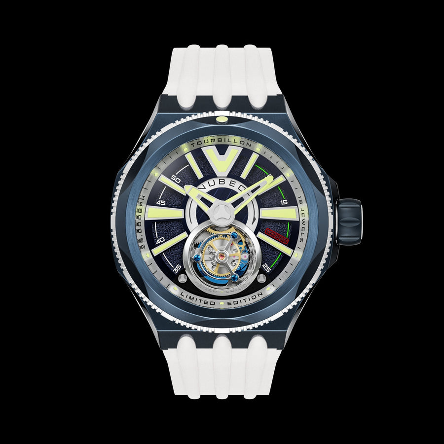 Nubeo Men NB-6075-03 Messenger 52mm Automatic Limited Edition Watch - Ruumur