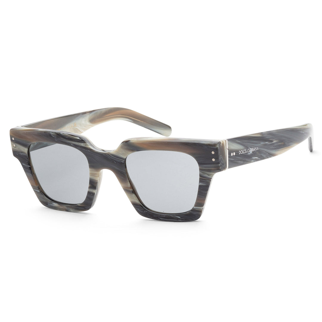 Dolce & Gabbana Men's DG4413-339087-48 Fashion 48mm Grey Horn Sunglasses