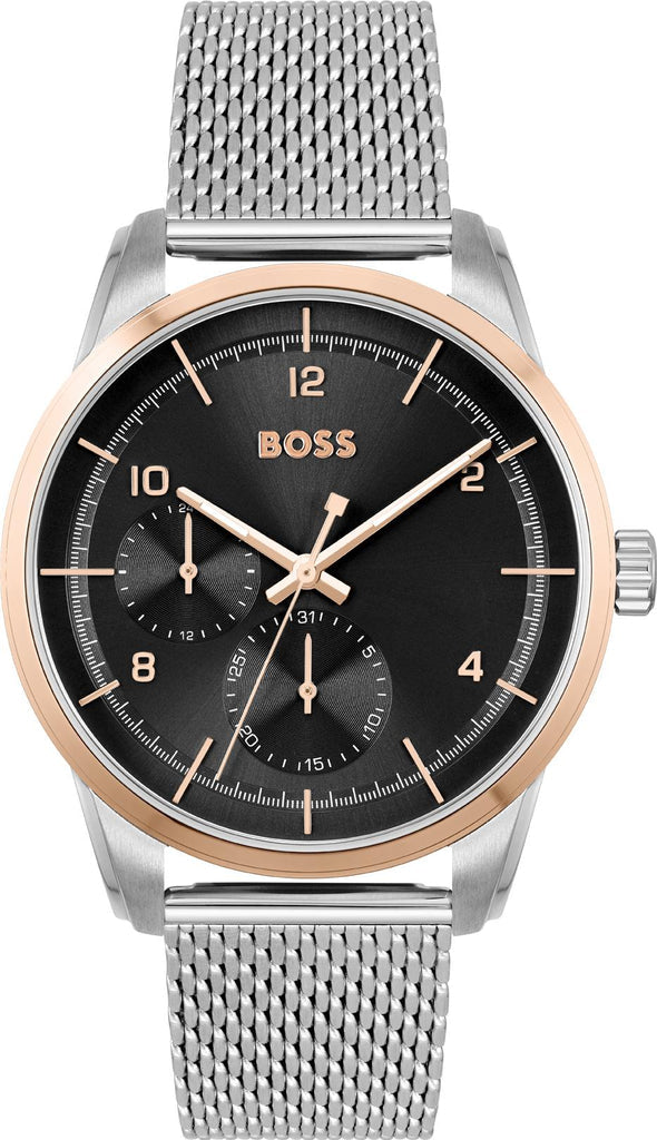 title:Hugo Boss Men's 1513961 Sophio 42mm Quartz Watch;color:Black