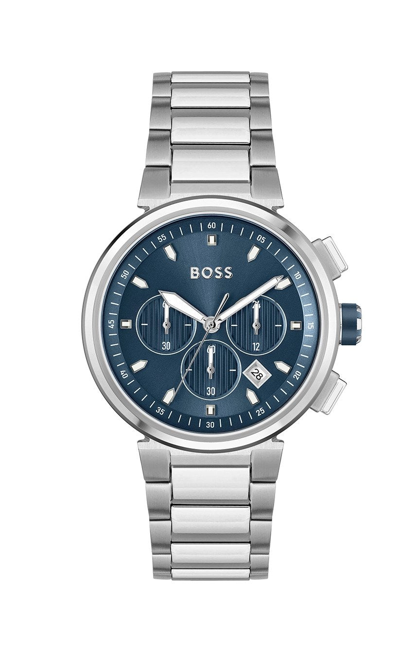 title:Hugo Boss Men's 1513999 One 44mm Quartz Watch;color:Blue