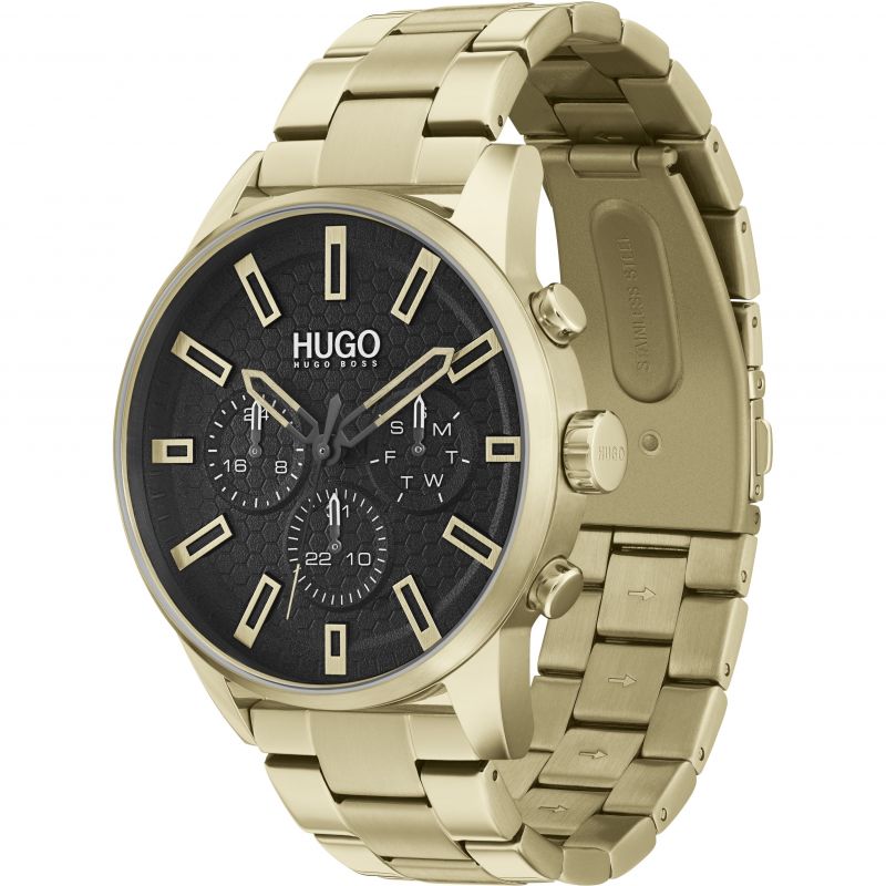 title:Hugo Boss Men's 1530152 Seek 44mm Quartz Watch;color:Black