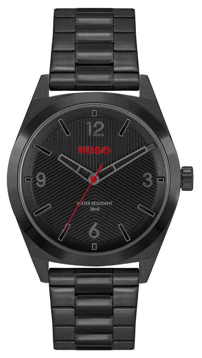 title:Hugo Boss Men's 1530253 Make 42mm Quartz Watch;color:Black