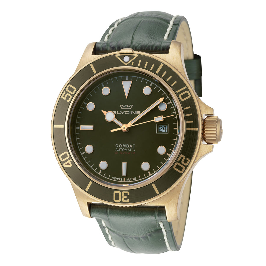 Glycine Men's GL0389 Combat Sub 42mm Automatic Watch - Ruumur