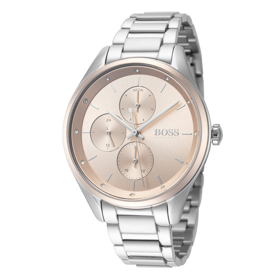 title:Hugo Boss Women's 1502604 Grand Course 36mm Quartz Watch;color:Rose Gold