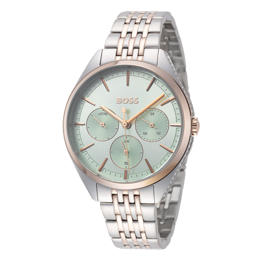 title:Hugo Boss Women's 1502641 Saya 37.2mm Quartz Watch;color:Green