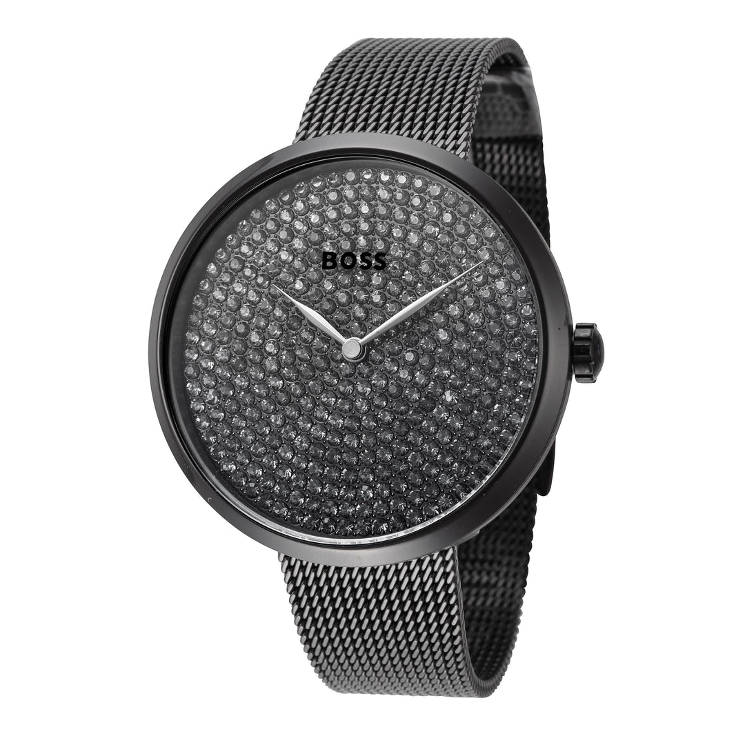 title:Hugo Boss Women's 1502658 Praise 36mm Quartz Watch;color:Crystal Pave
