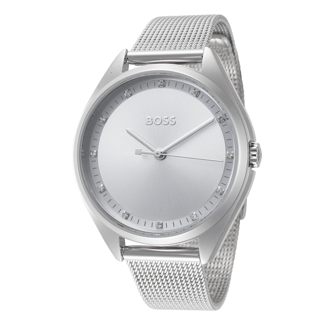 title:Hugo Boss Women's 1502667 Saya 37mm Quartz Watch;color:Blue