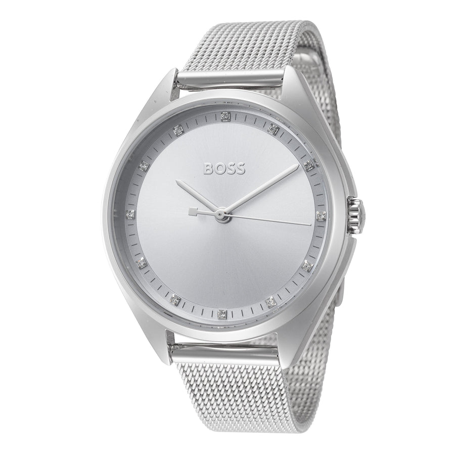 title:Hugo Boss Women's 1502667 Saya 37mm Quartz Watch;color:Blue