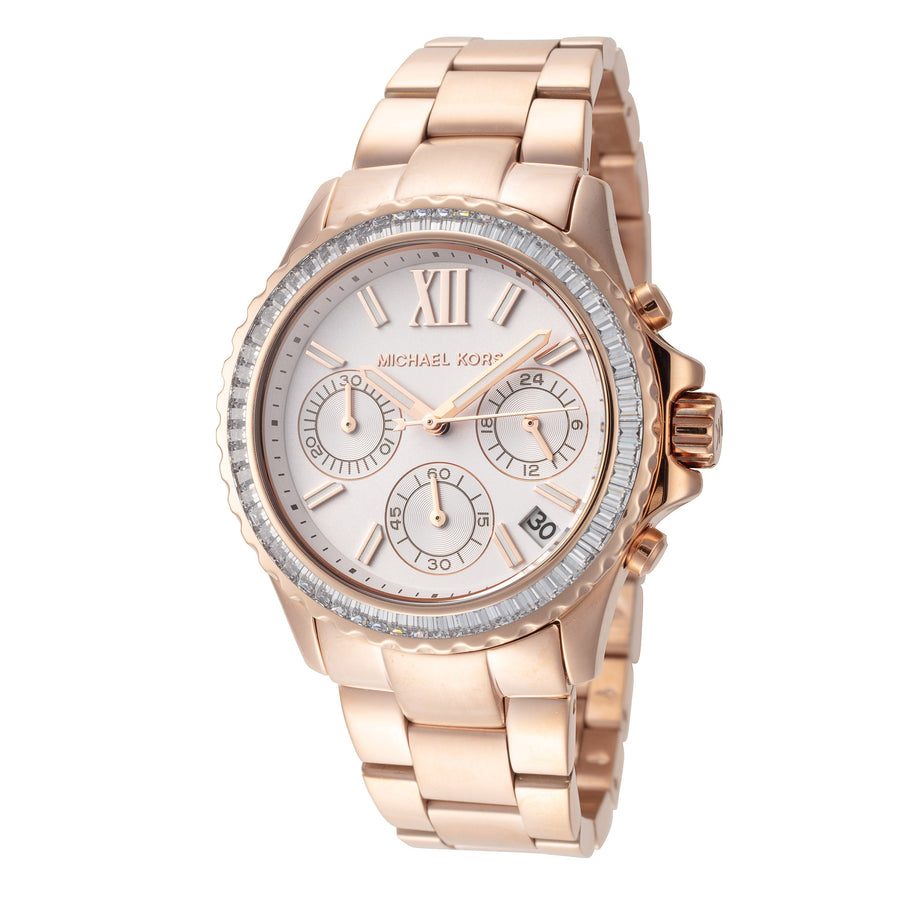 title:Michael Kors Women's MK7213 Everest 36mm Quartz Watch;color:Silver