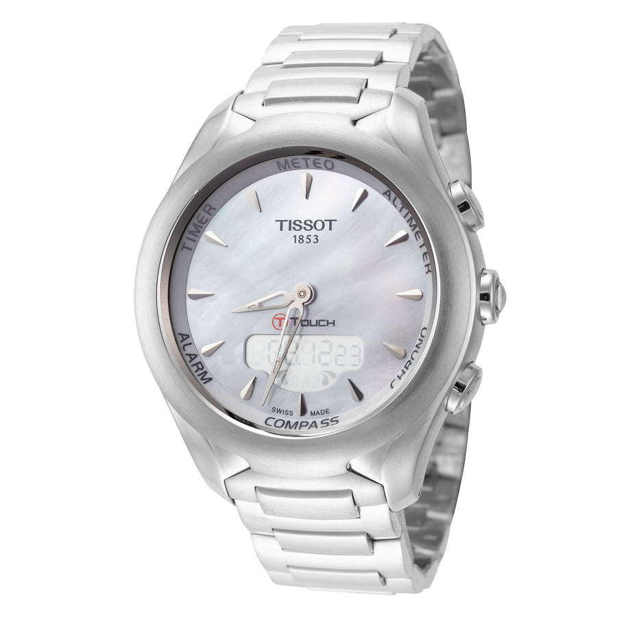 title:Tissot Women's T0752201110101 T-Touch Sol Quartz Watch;color:Mother-of-Pearl