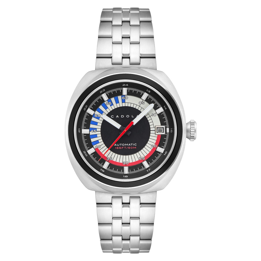 title:Cadola Men's CD-1035-11 Giulia 43mm Automatic Watch;color:Black
