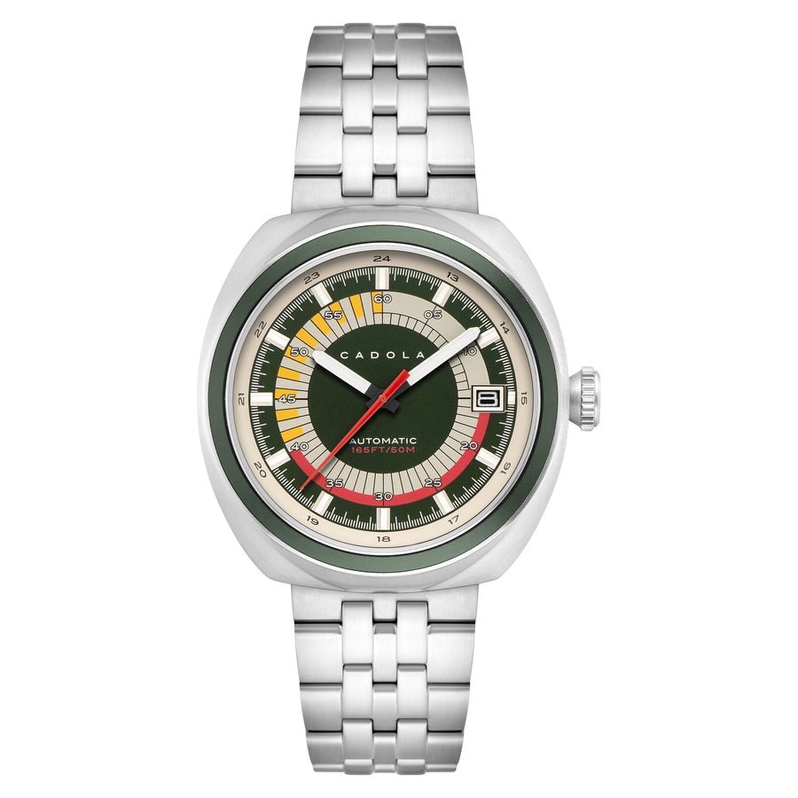 title:Cadola Men's CD-1035-33 Giulia 43mm Automatic Watch;color:Green