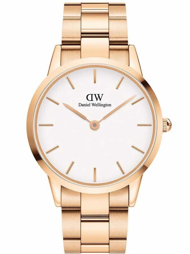 title:Daniel Wellington Unisex DW00100343 Iconic 40mm Quartz Watch;color:White