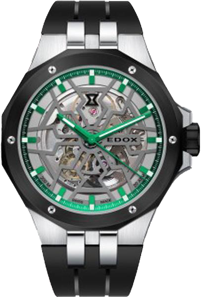 title:Edox Men 85303-3NN-VB Delfin The Original 43mm Automatic Watch;color:Grey