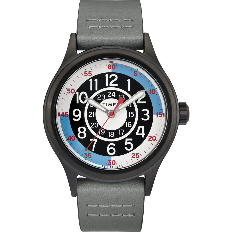 title:Timex Men's TW2T57500 Lab Collab 40mm Quartz Watch;color:White