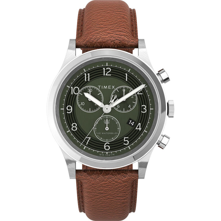 title:Timex Men's Waterbury 42mm Quartz Watch TW2U90700;color:Tan
