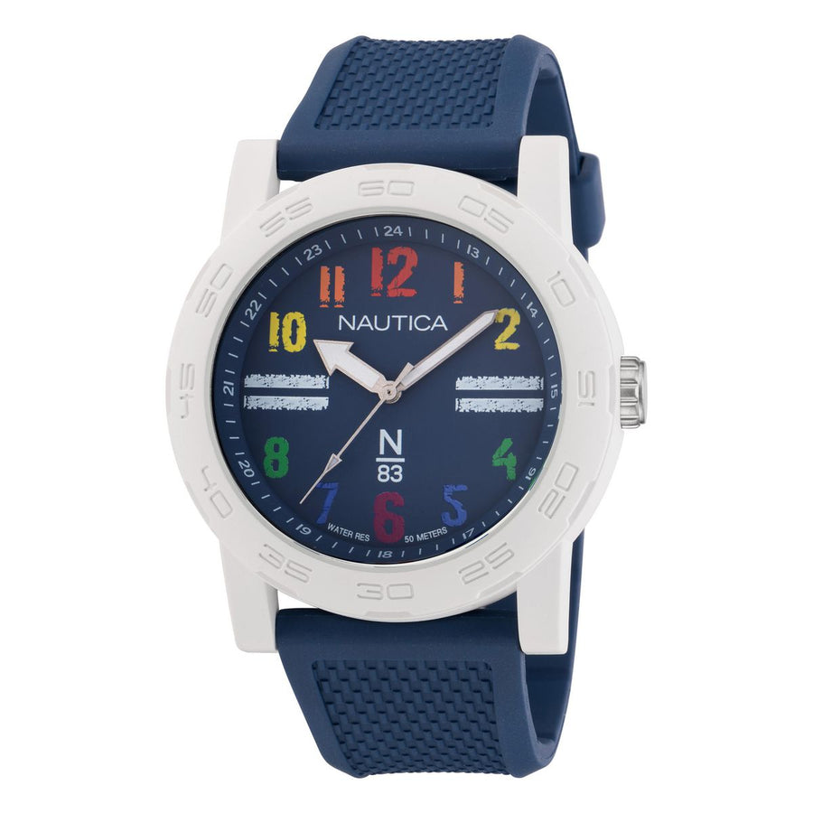 title:Nautica Ayia Triada NAPATS304 Men's 44 Quartz Watch;color:Blue