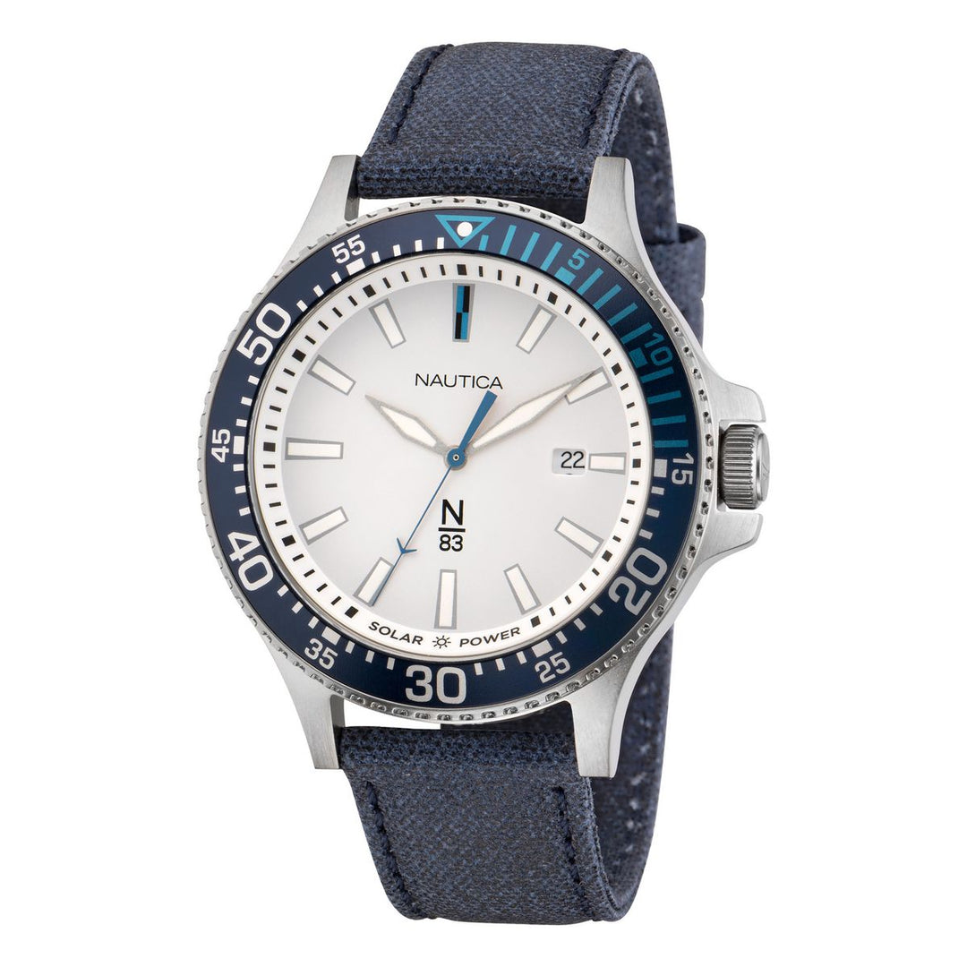 title:Nautica Cocoa Beach NAPCBF203 Men's 43 Quartz Watch;color:Silver