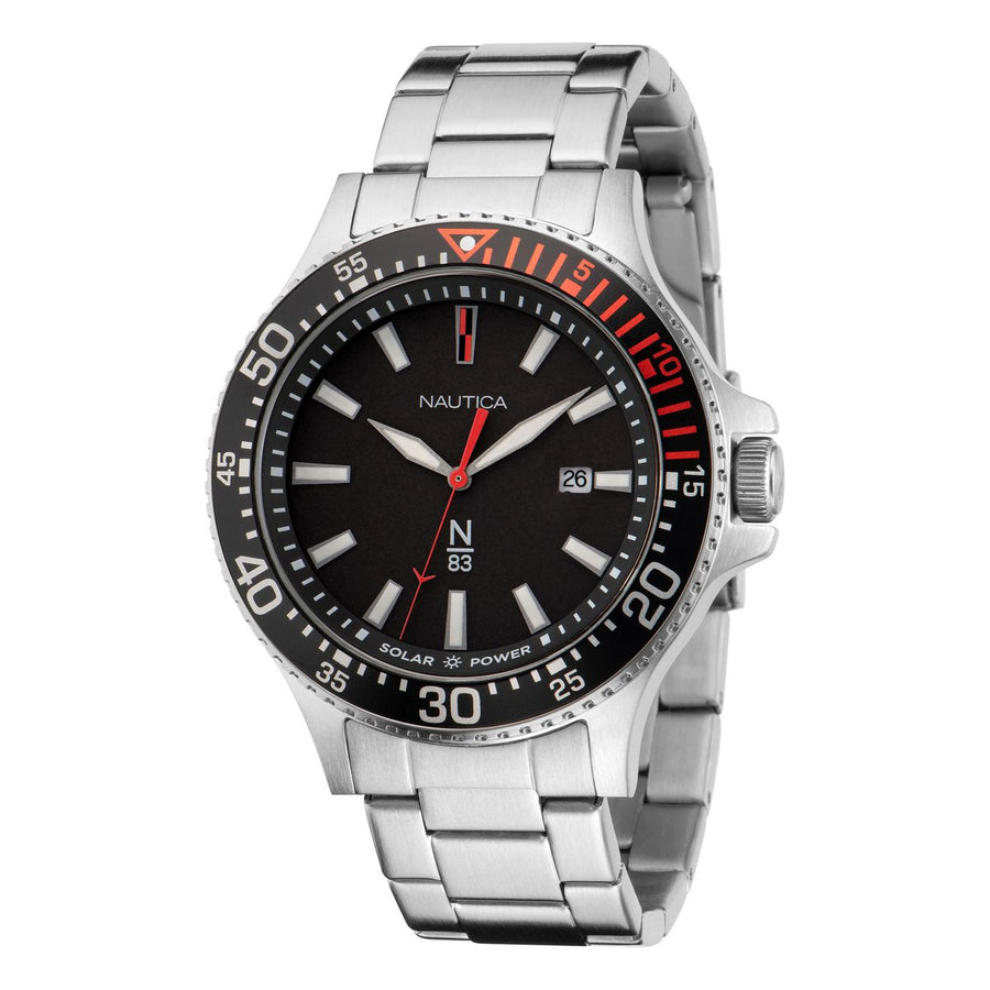 title:Nautica Cocoa Beach NAPCBF205 Men's 43 Quartz Watch;color:Black