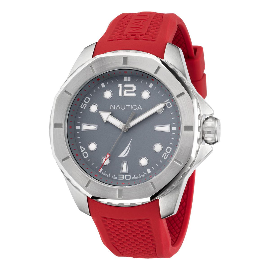 title:Nautica Koh May Bay NAPKMF202 Men's 46 Quartz Watch;color:Grey