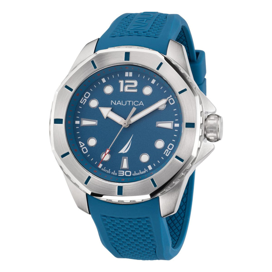 title:Nautica Koh May Bay NAPKMF203 Men's 46 Quartz Watch;color:Blue