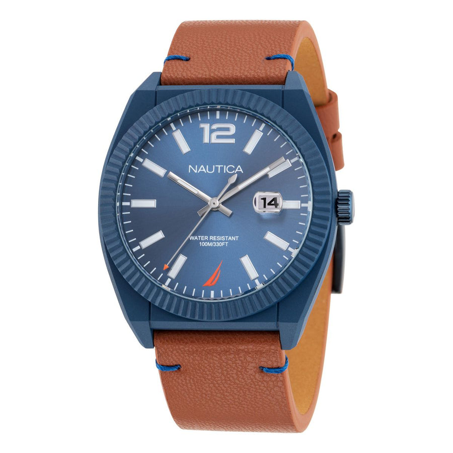 title:Nautica Pacific Beach NAPPBS303 Men's 41 Quartz Watch;color:Blue