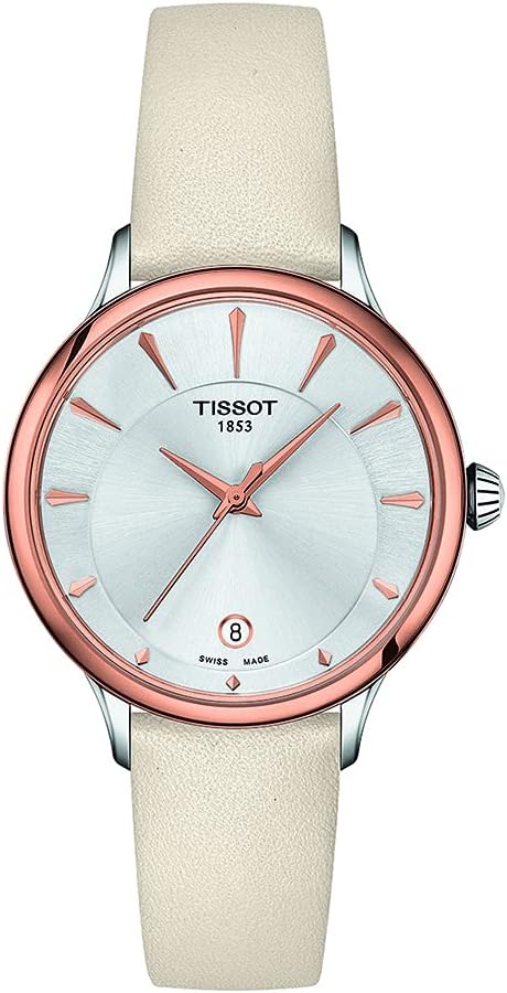 title:Tissot Women's T133.210.26.031.00 Odaci-T 33.17mm Quartz Watch;color:Cream